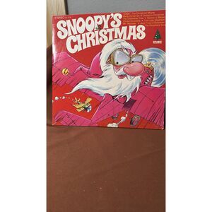 Snoopy's Christmas peanut  Stereo Vinyl Record LP  Holiday Auburn